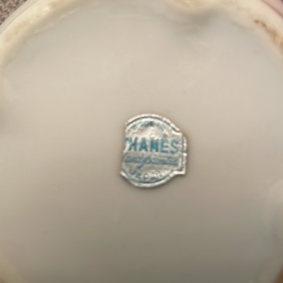 Vintage Rare Thames Hand Painted Porcelain Trinket Dish with Lid No Flaws - Picture 7 of 11